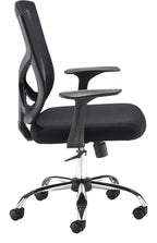 Hale Mesh Operator Chair in black from the side