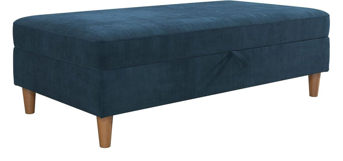 Hartford Storage Ottoman Chenille, view 3