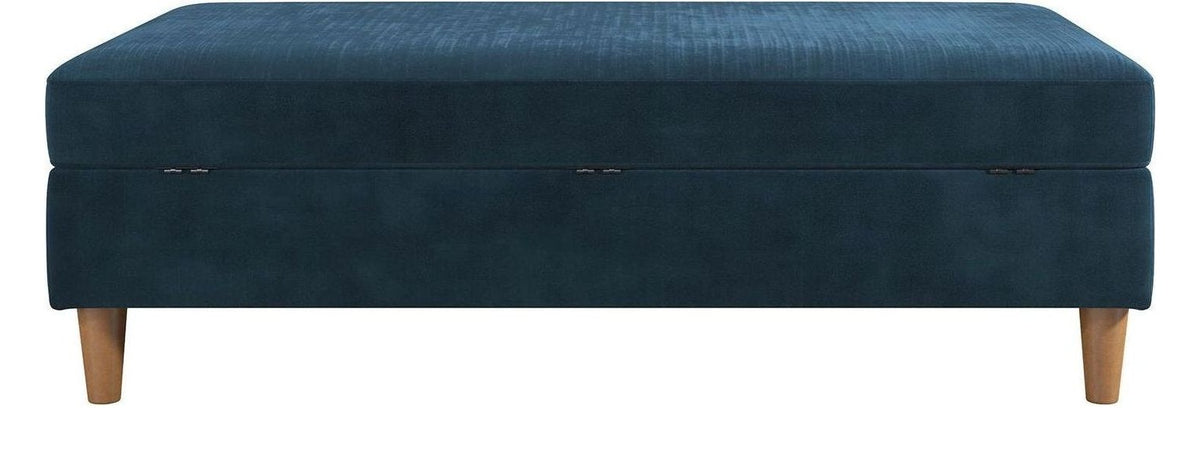 Hartford Storage Ottoman Chenille, view 5