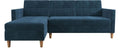 Hartford Storage Sectional Sofa Bed With Storage Chaise Chenille