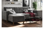 Hartford Storage Sectional Sofa Bed With Storage Chaise Chenille, view 12