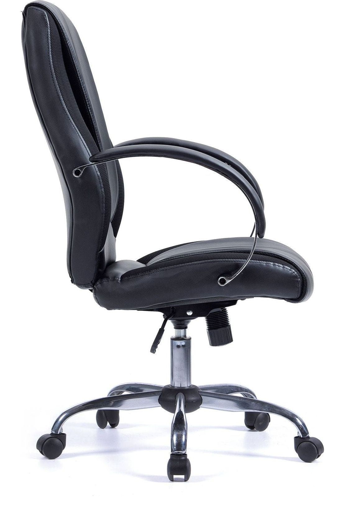 Hastings High Back Mesh Manager Chair in black, view 2