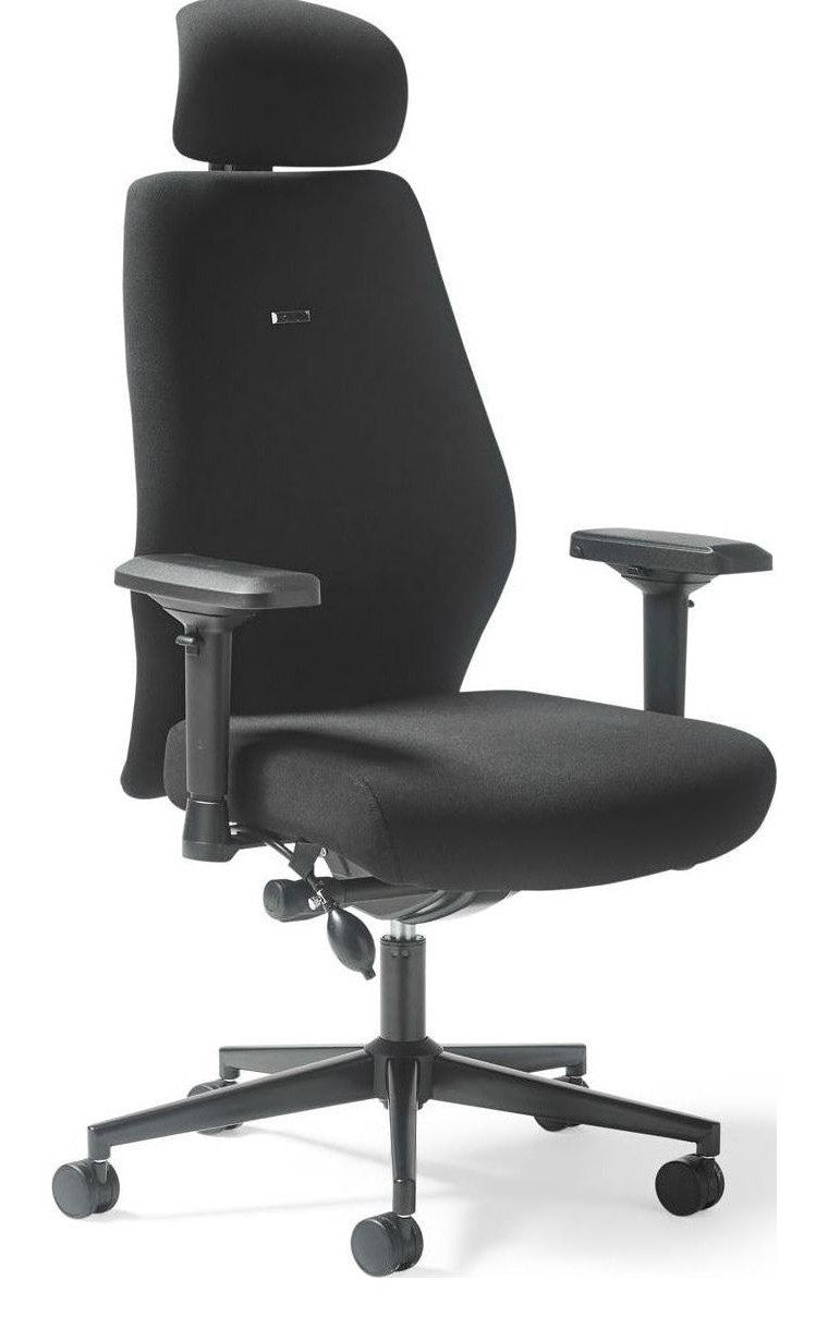 Hatha Fabric Posture Chair in black