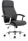 Hatley High Back Black Leather Executive Chair, 