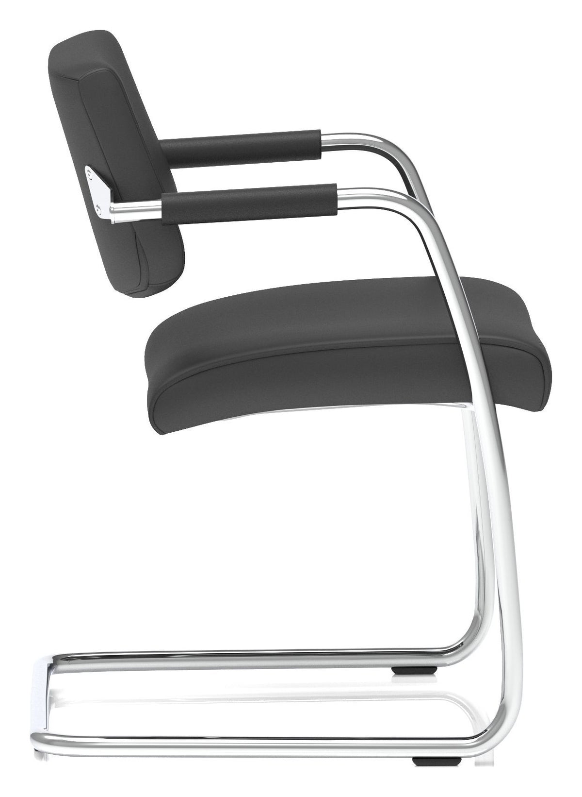Havanna Medium Back Cantilever Visitor Chair, , another view 2