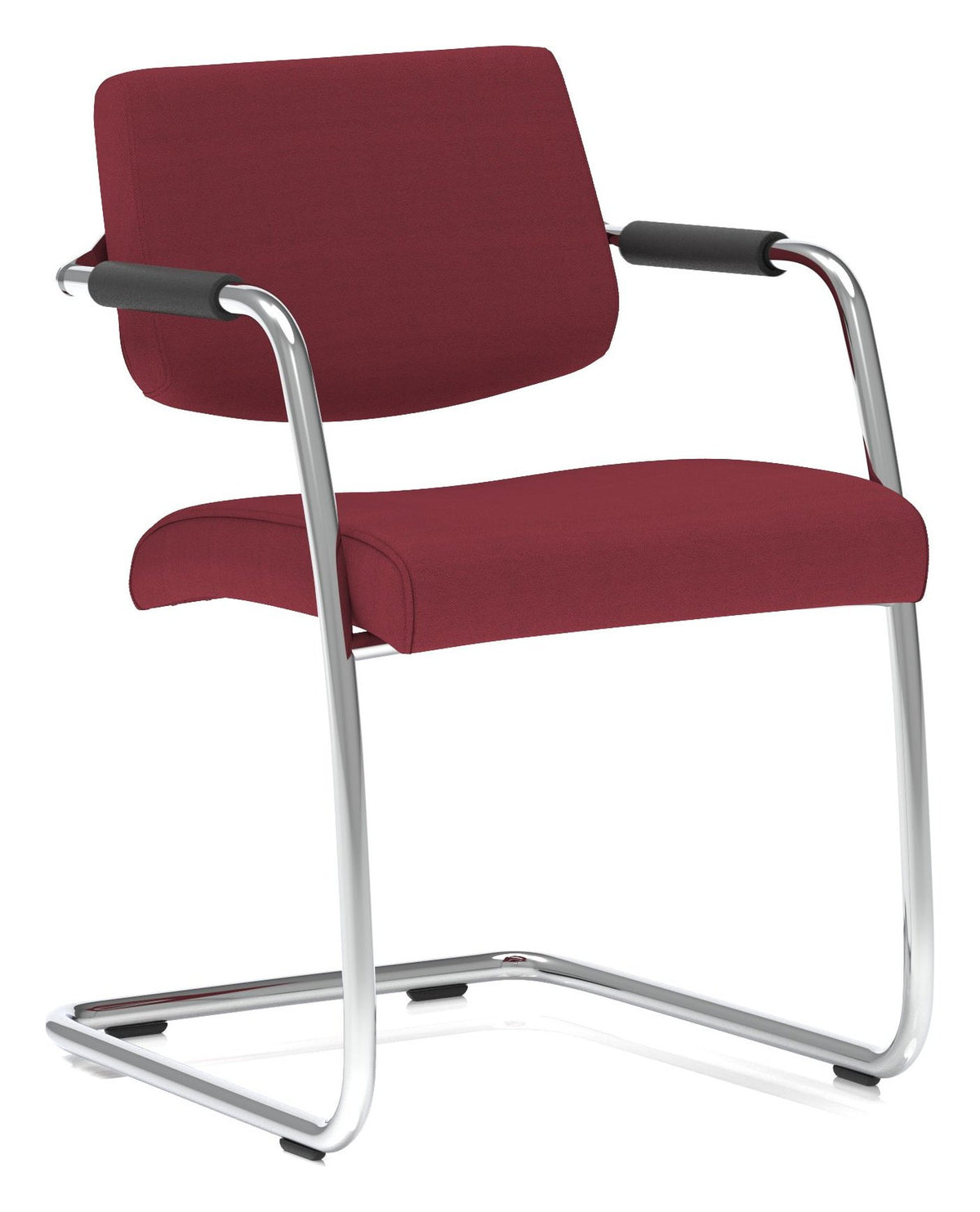 Havanna Bespoke Medium Back Cantilever Visitor Chair, chilli