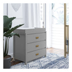 Haven Nursery Dresser with Changing Top, 3 Drawers, view 2