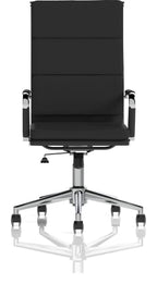 Hawkes High Back Black Leather Executive Chair, , another view 1