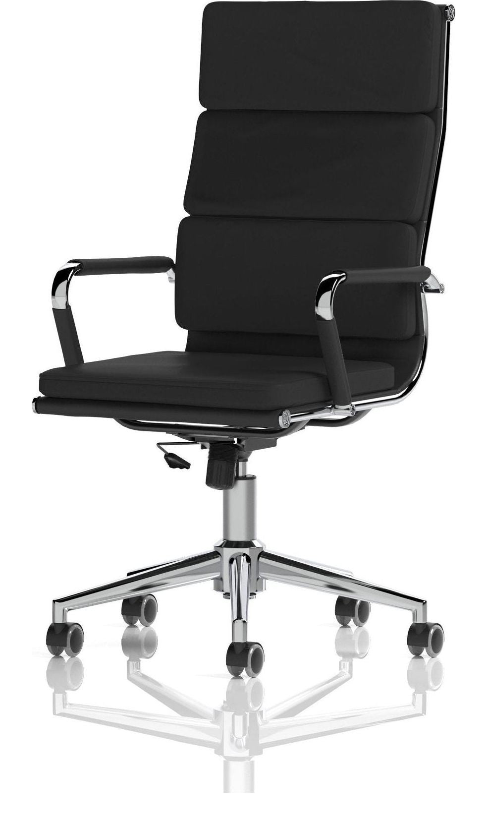 Hawkes High Back Black Leather Executive Chair, , another view 2