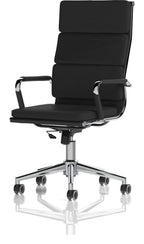 Hawkes High Back Black Leather Executive Chair, , another view 2