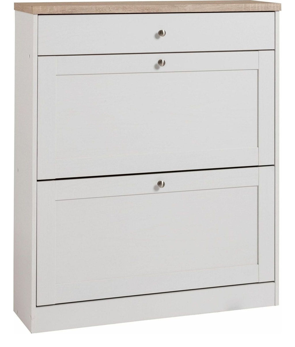 Heide Shoe Chest 2 Flap 1 Drawer