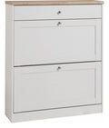 Heide Shoe Chest 2 Flap 1 Drawer