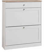 Heide Shoe Chest 2 Flap 1 Drawer
