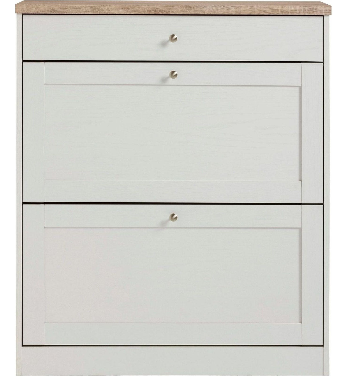 Heide Shoe Chest 2 Flap 1 Drawer, view 3