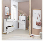 Heide Shoe Chest 2 Flap 1 Drawer, view 7