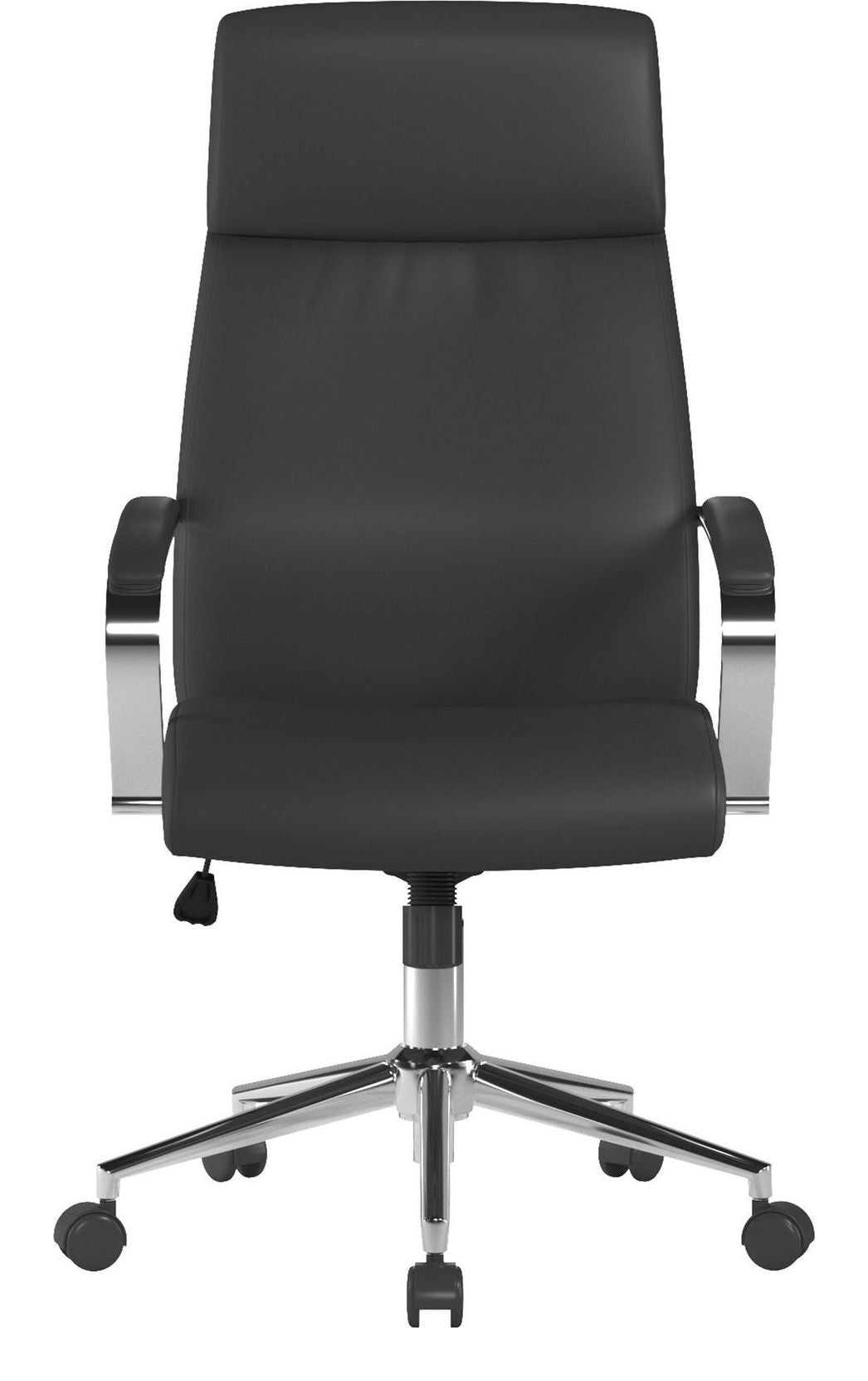 Henley High Back Leather Executive Chair in black, view 2