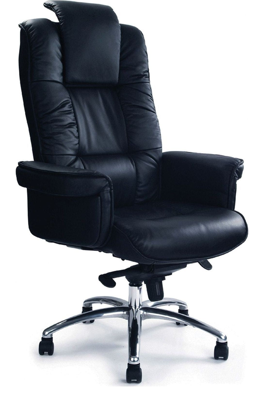 Hercules High Back Leather Executive Chair in black