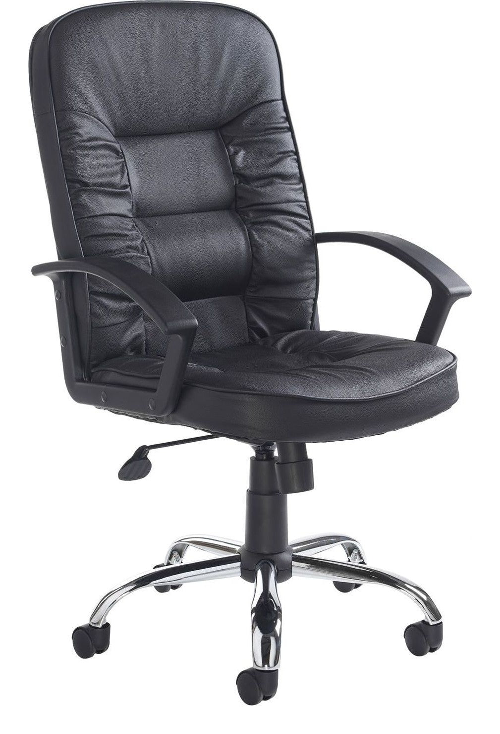 Hertford Faux Leather Executive Chair in black
