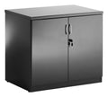 High gloss cupboard, in black