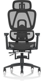 Horizon Executive Mesh Chair with Height Adjustable Arms and Footrest, , another view 1
