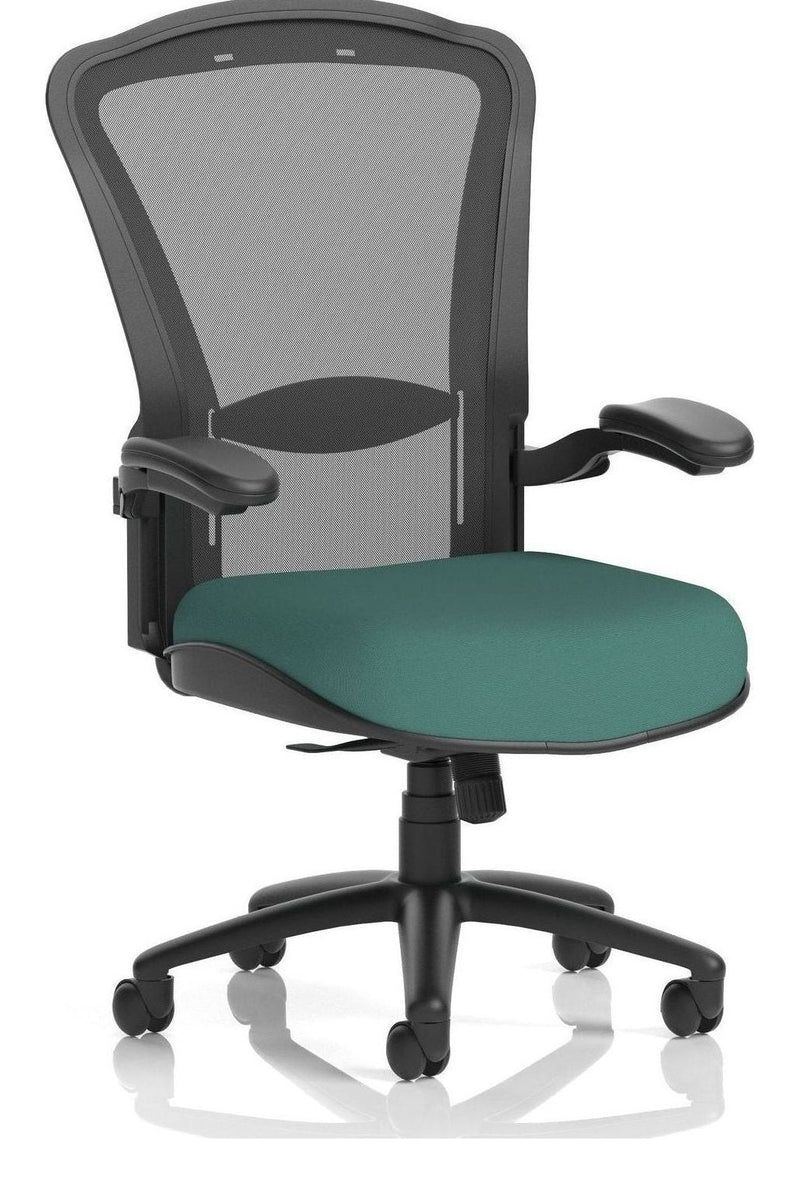 Houston Bespoke High Mesh Back Heavy Duty Task Operator Chair, quest kelp
