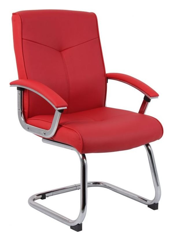 Hoxton Visitor Chair in red