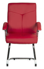 Hoxton Visitor Chair in red, view 2