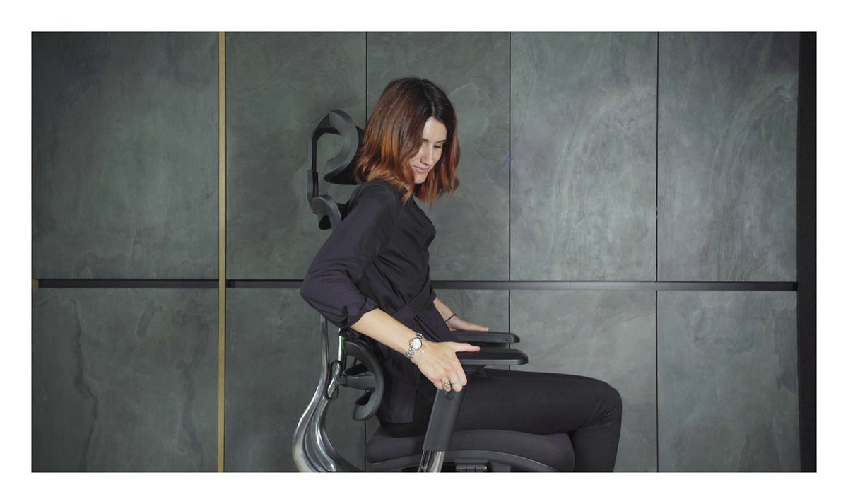 Hood i29 Fabric and Mesh Ergonomic Office Chair, view 16