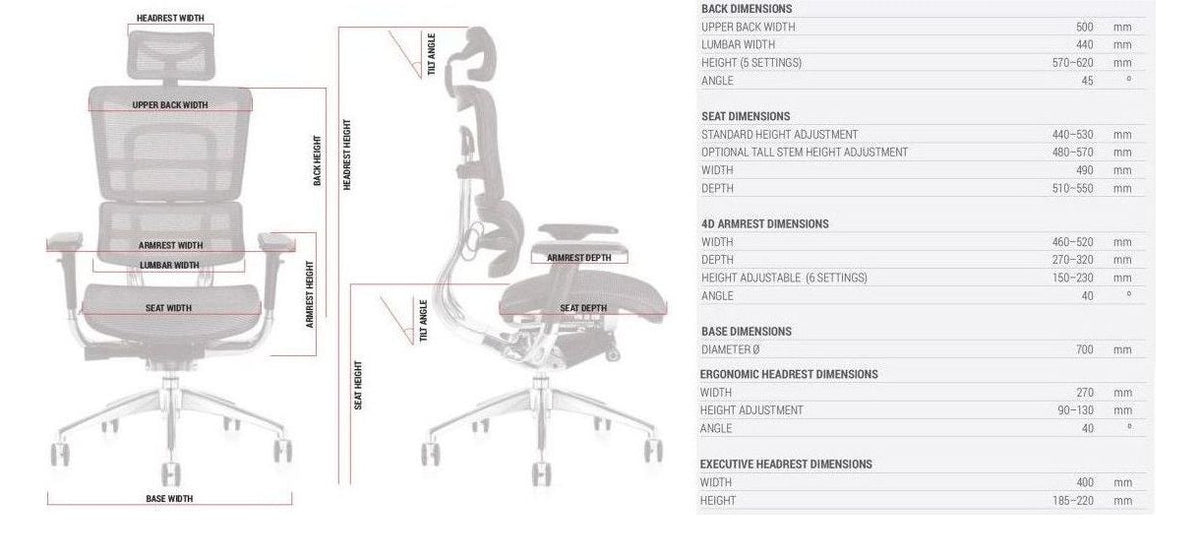 Hood i29 Fabric and Mesh Ergonomic Office Chair, view 22