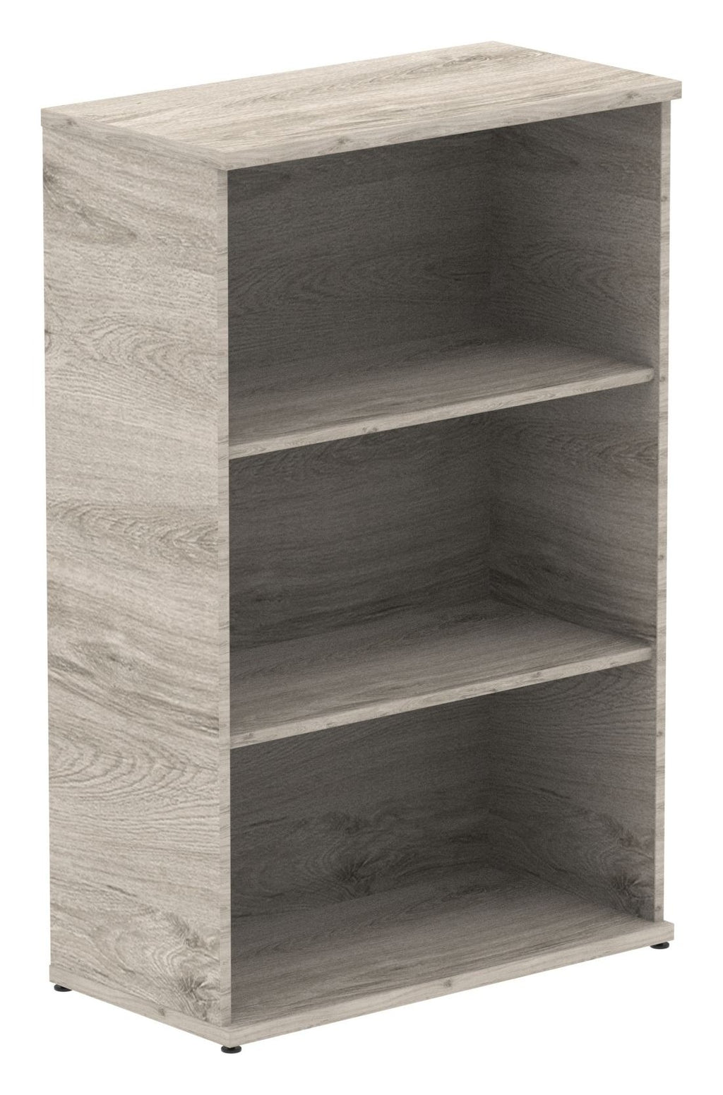 Impulse bookcase, 1200mm, in grey oak, another view 2
