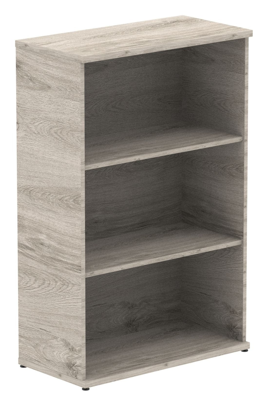 Impulse bookcase, 1200mm, in grey oak, another view 2