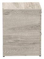 Impulse filing cabinet, 2 drawers, in grey oak, another view 3