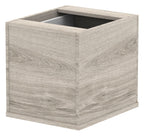 Impulse fixed pedestal, 2 drawers, in grey oak, another view 4