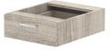 Impulse one drawer fixed pedestal, in grey oak