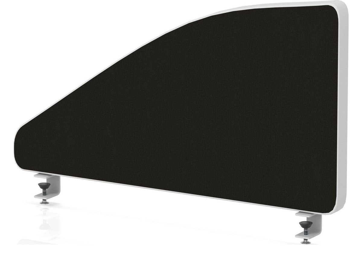 Impulse plus angle desk screen, black