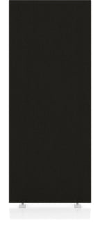 Impulse plus free standing floor screen, 1500mm high, black, another view 1