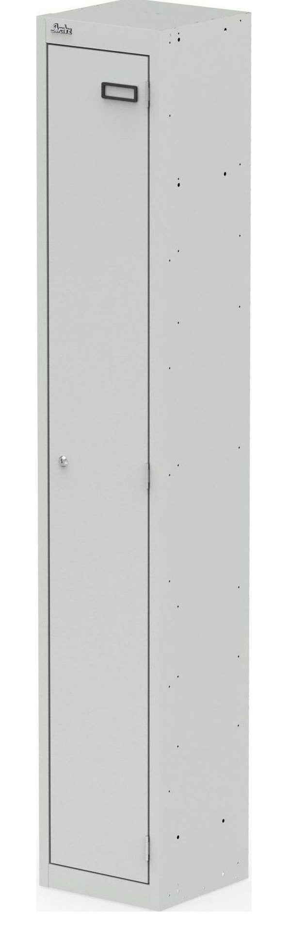 Impulse Qube locker, 1 door, in grey