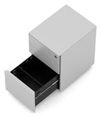 Impulse Qube mobile steel pedestal, in grey, another view 3