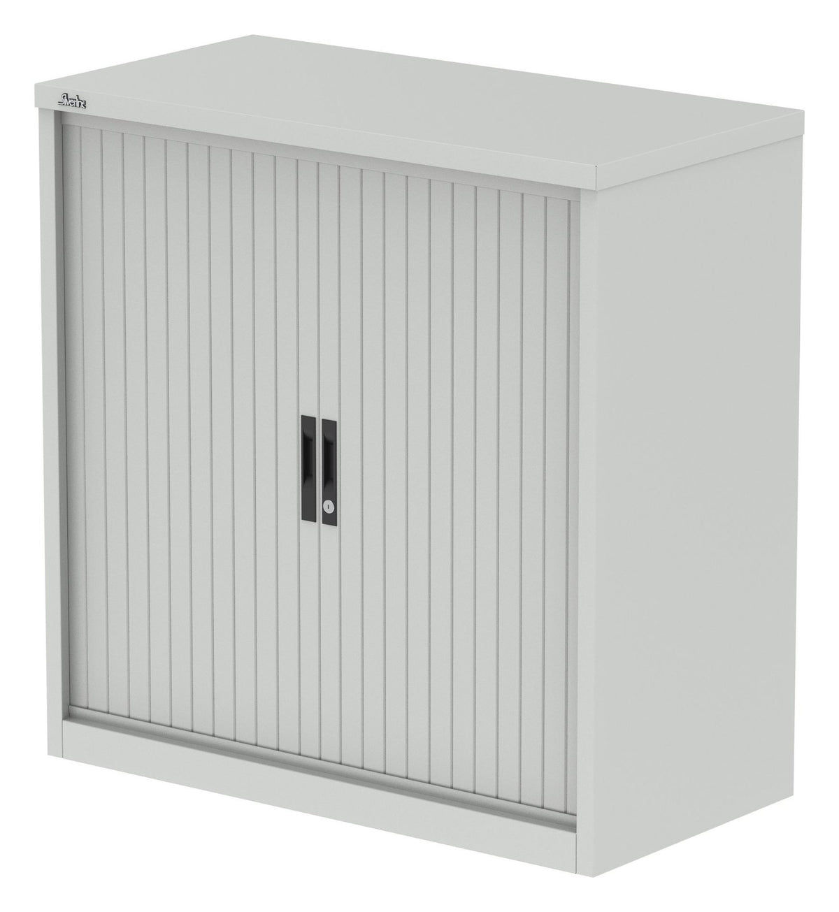 Impulse Qube tambour cupboard, 1016mm (1 shelf), in grey