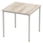 Impulse rectangular meeting table with box frame, 800 x 800, grey oak top, another view 1