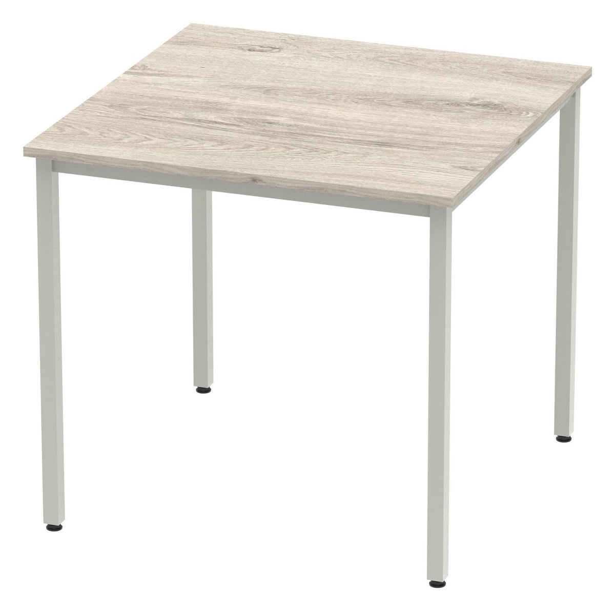 Impulse rectangular meeting table with box frame, 800 x 800, grey oak top, another view 3
