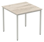 Impulse rectangular meeting table with box frame, 800 x 800, grey oak top, another view 4