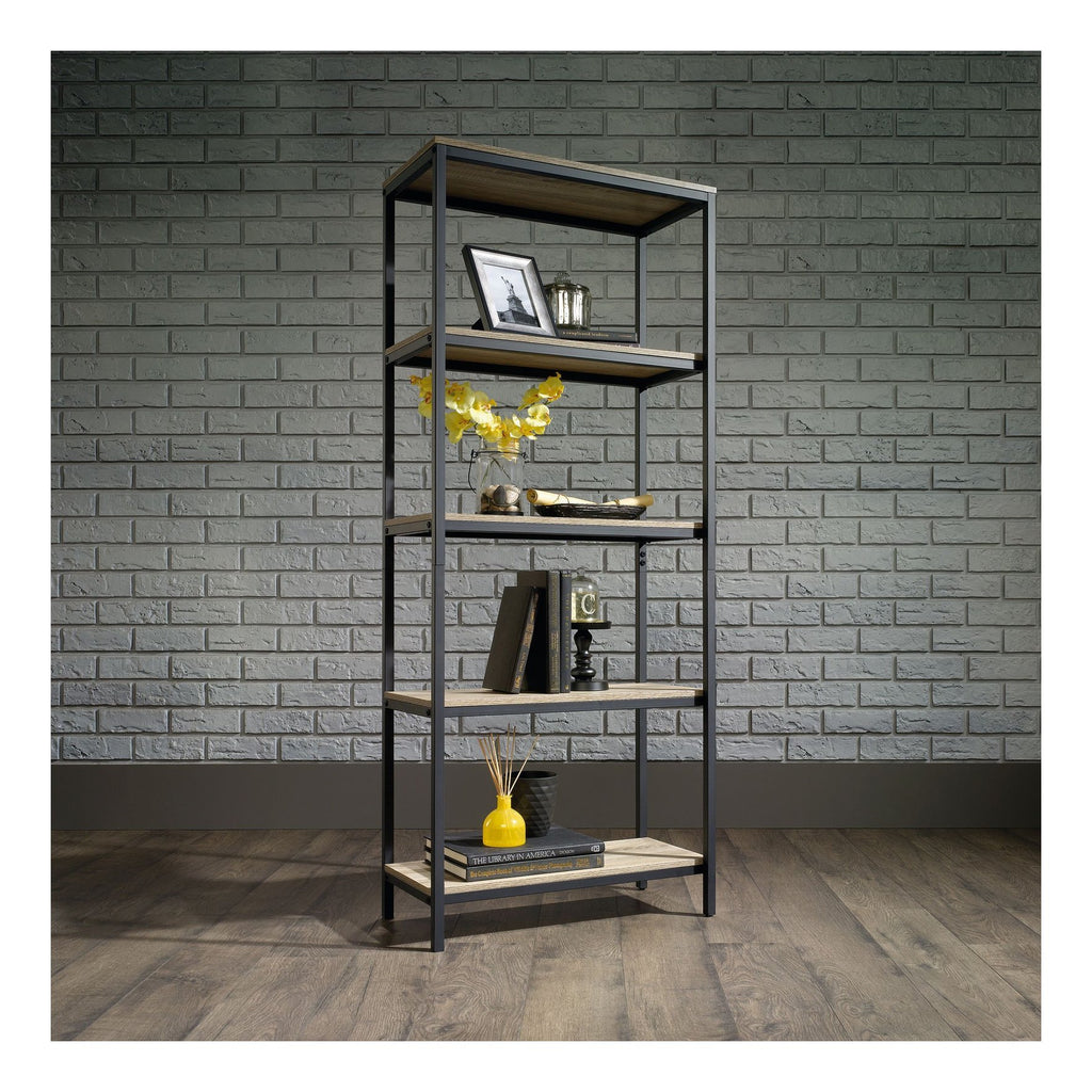 Industrial Style 4 Shelf Bookcase