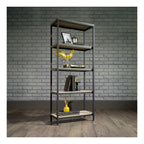Industrial Style 4 Shelf Bookcase