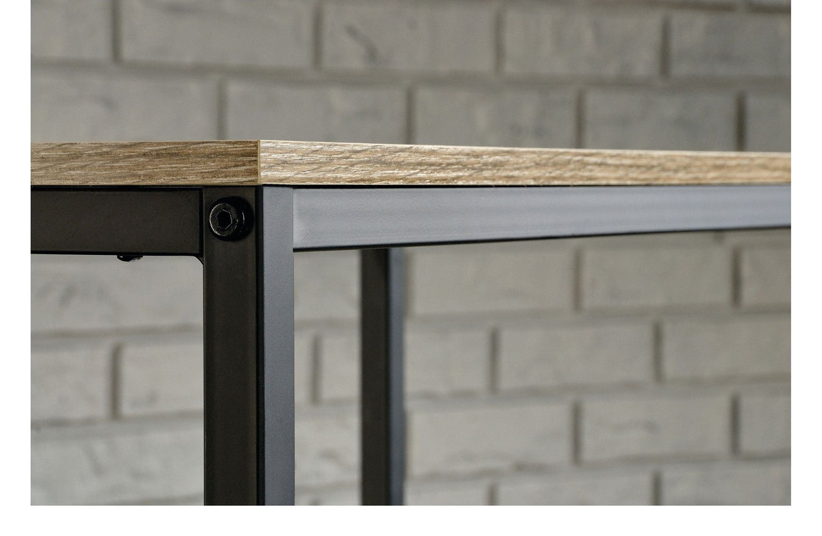 Industrial Style 4 Shelf Bookcase, view 3