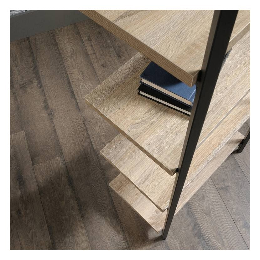 Industrial Style Chunky 4 Shelf Bookcase, view 4
