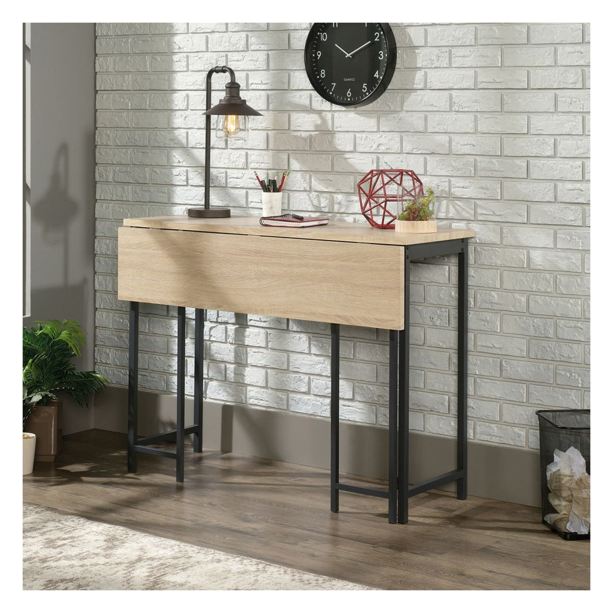 Industrial Style High Work Table with Flip Extension