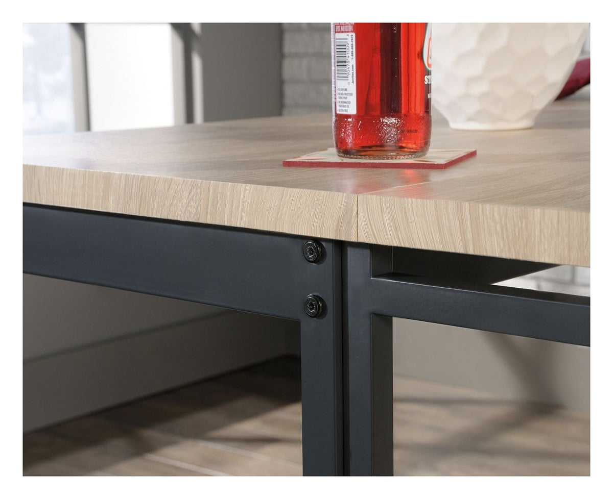 Industrial Style High Work Table with Flip Extension, view 11