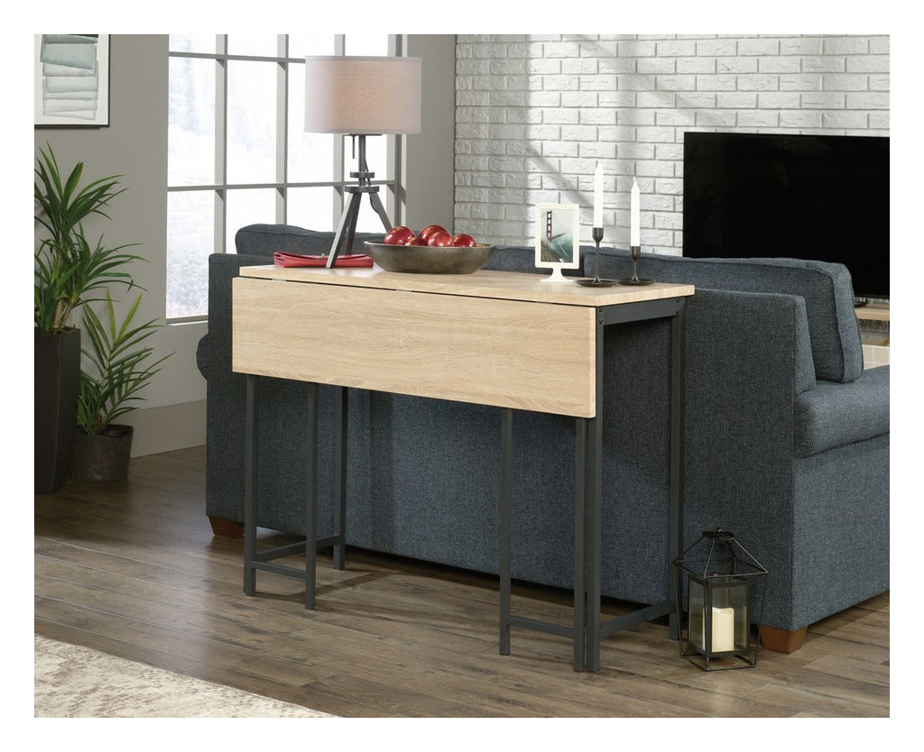 Industrial Style High Work Table with Flip Extension, view 3