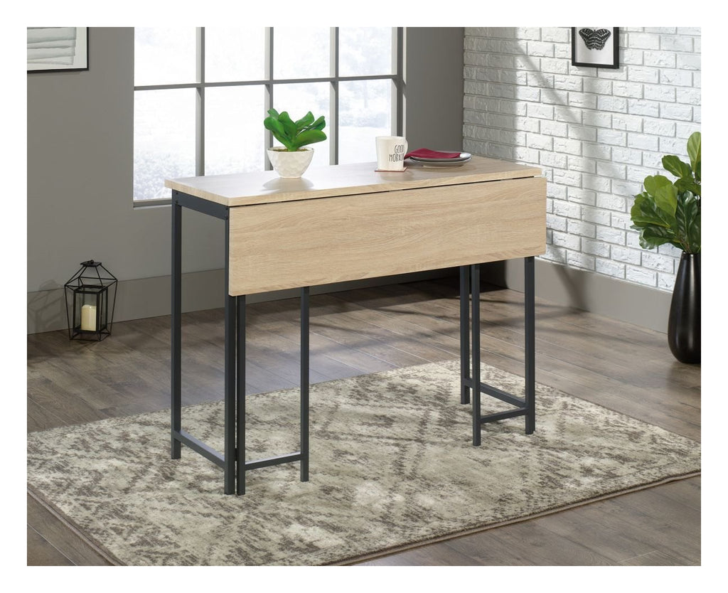 Industrial Style High Work Table with Flip Extension, view 4